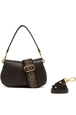Dark Brown Leather Helena Round bag GIANNI CHIARINI | BS11088TKLNASPM2107